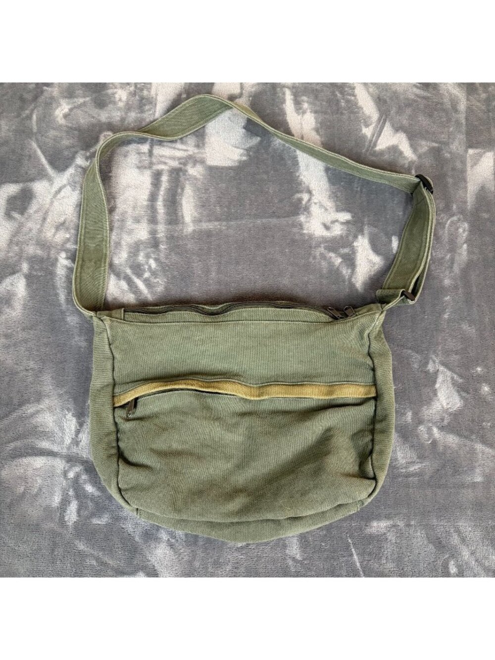 Crossbody Shoulder Everyday Bag Hobo Canvas Unbranded Army Green bag